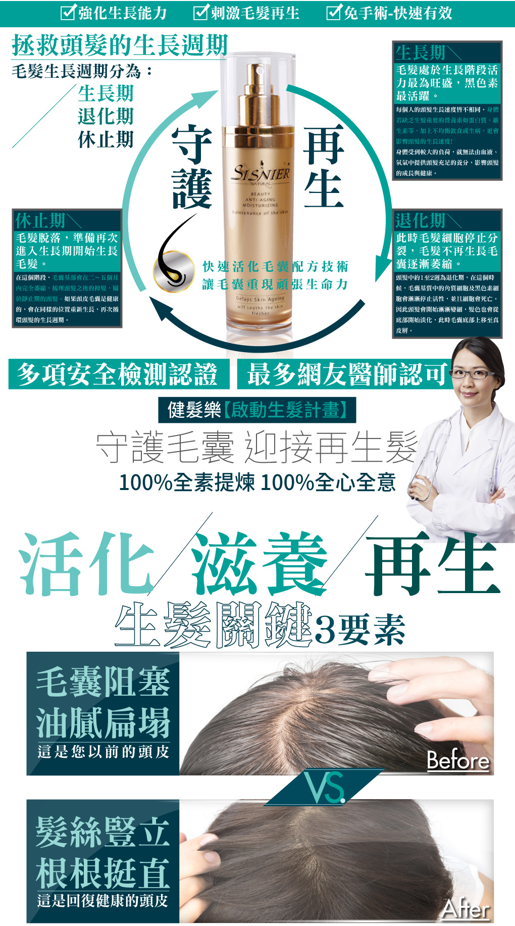 我愛簡單購 IEasyShopping 【髮之鑰】健髮樂-健髮液(5瓶)