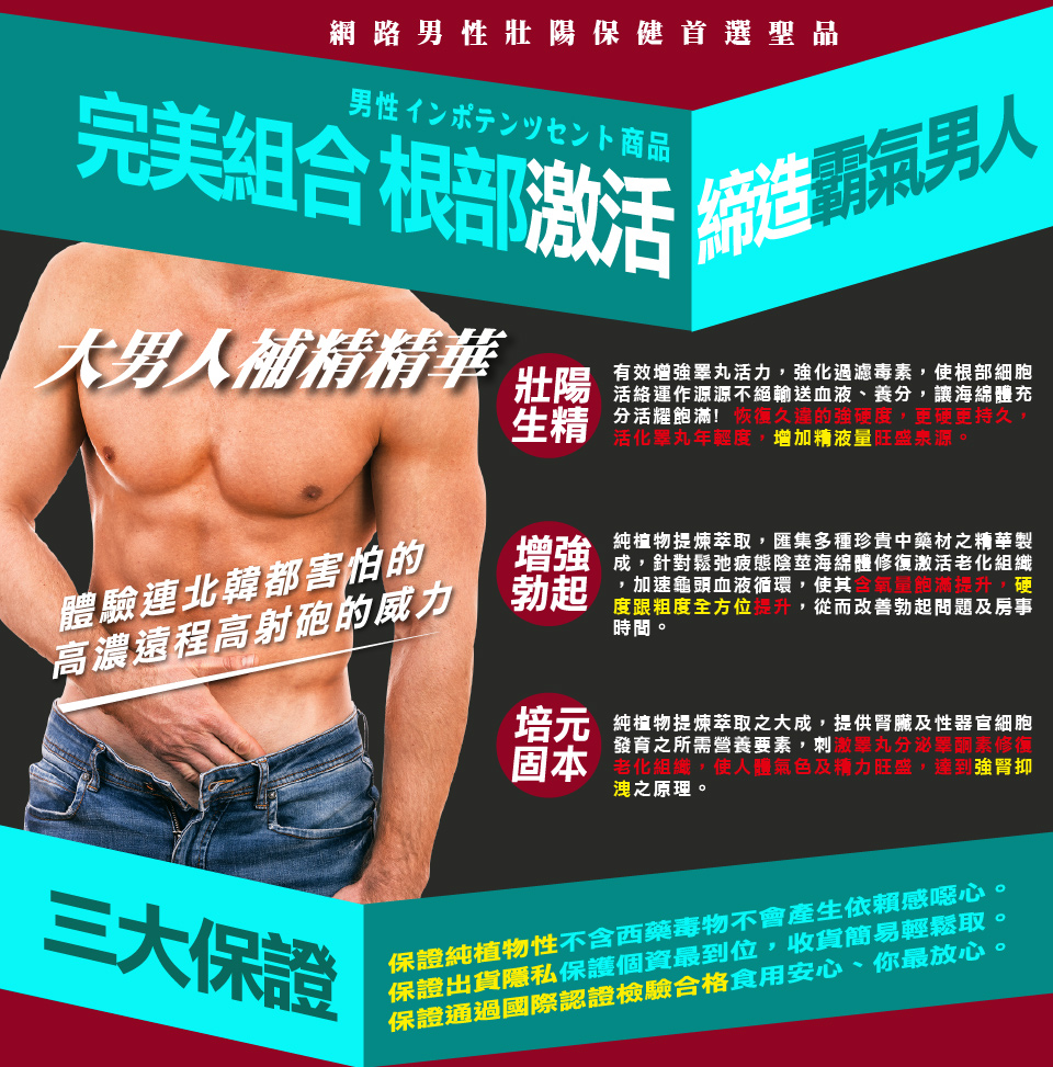 我愛簡單購 IEasyShopping 【DR.MAN】大男人補精精華+吾愛吾妻補精膠囊