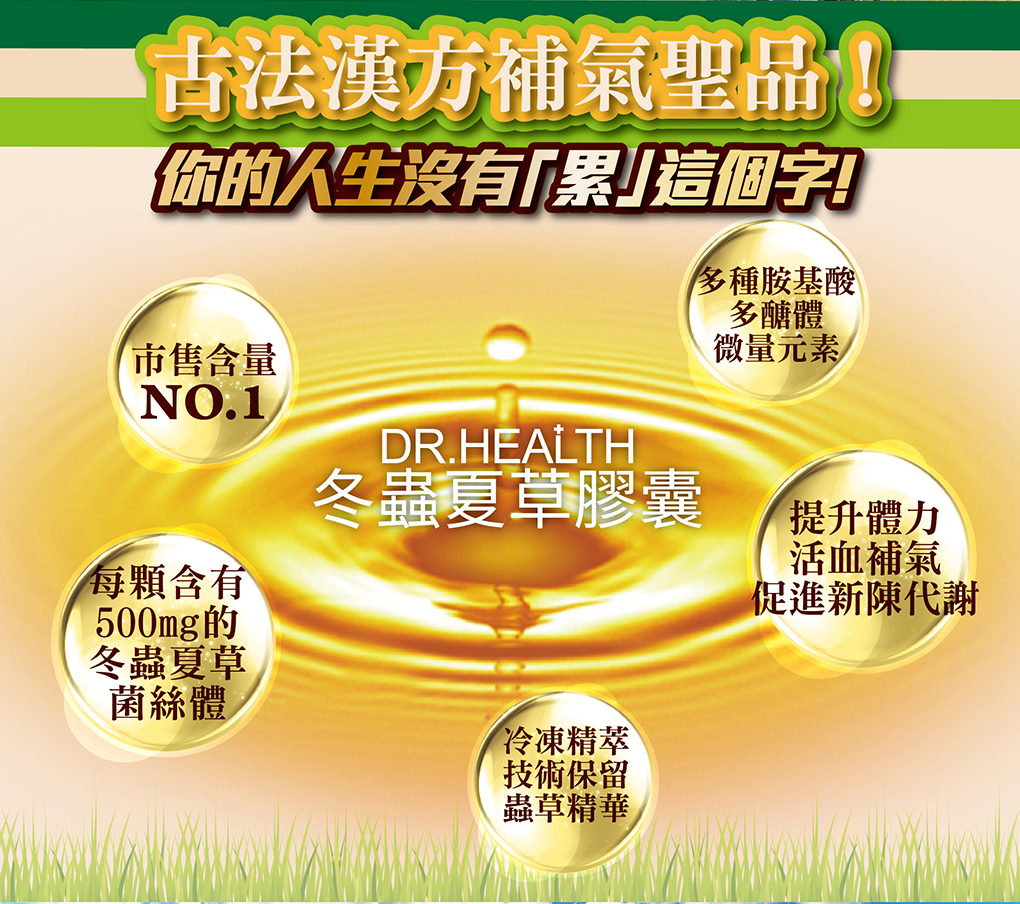 我愛簡單購 IEasyShopping 【達特漢司】冬蟲夏草膠囊(買10送3)