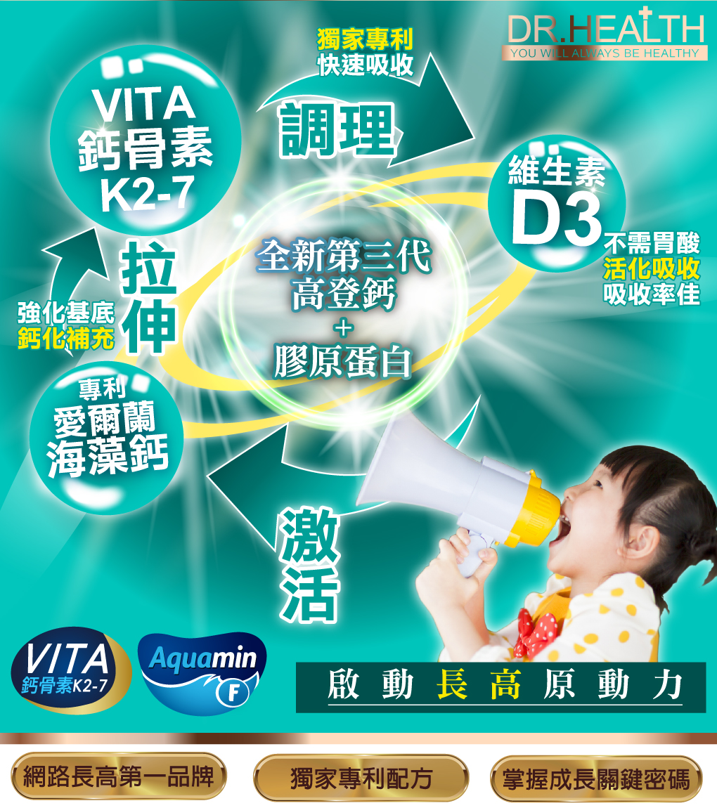 我愛簡單購 IEasyShopping 【達特漢司】第三代-高登鈣+膠原蛋白_12組